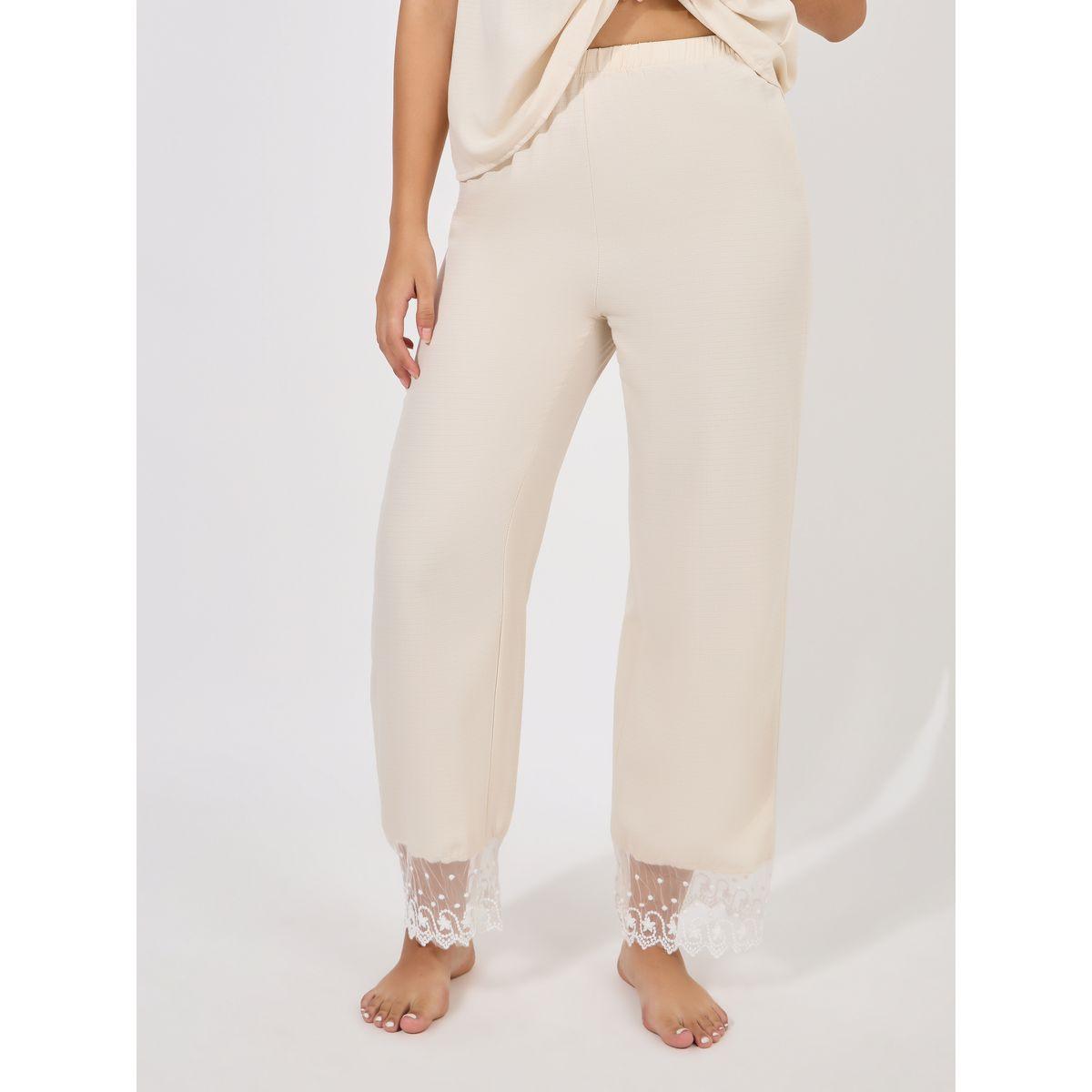 Styli Unwind Mesh Sleeve V Neck Top & Pyjama Set-women-clothing-nightwear-pyjamas-longsets-image-5