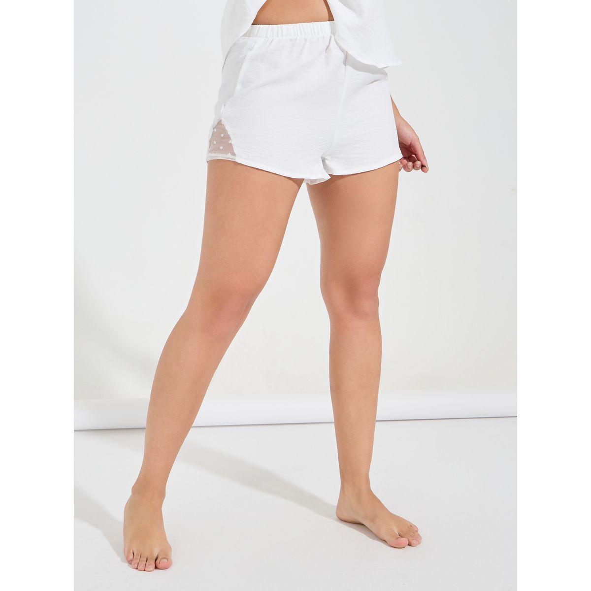 Styli Unwind Floral Lace Trim Cami & Short Pyjama Set-women-clothing-nightwear-pyjamas-shortsets-image-4