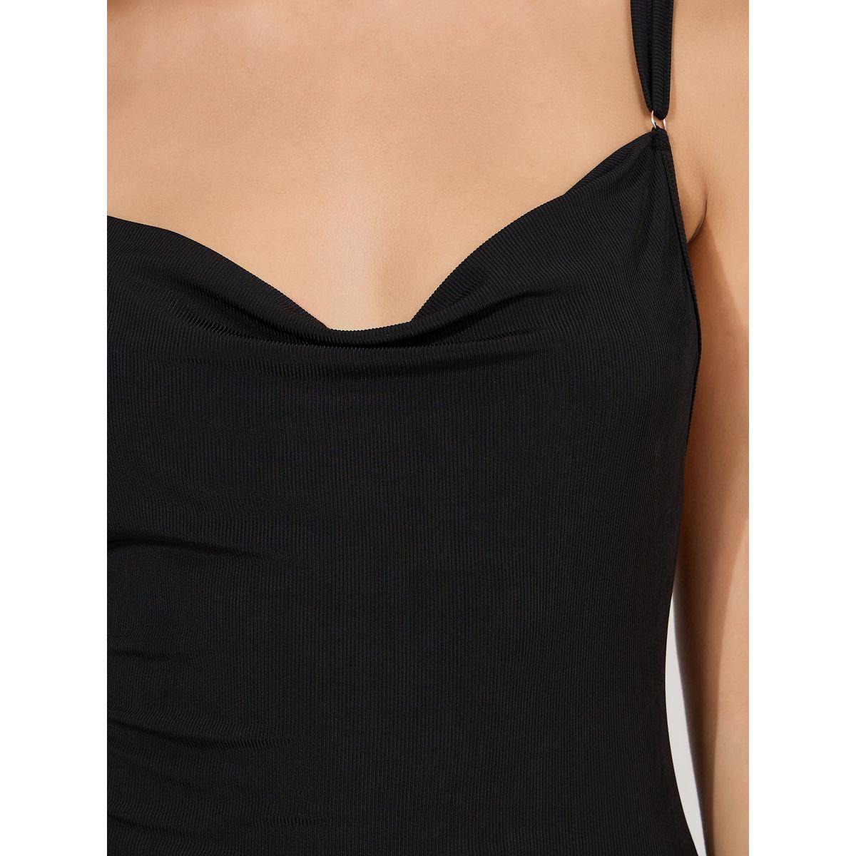 Styli Unwind Butterfly Back Detail Rib Slip Dress-women-clothing-nightwear-nighties-image-4