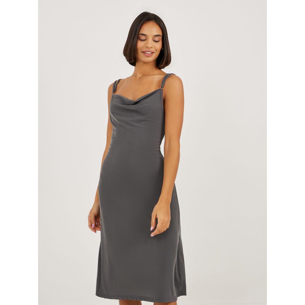 قميص نوم مضلع بأربطة ظهر بنمط فراشة-women-clothing-nightwear-nighties-image-3