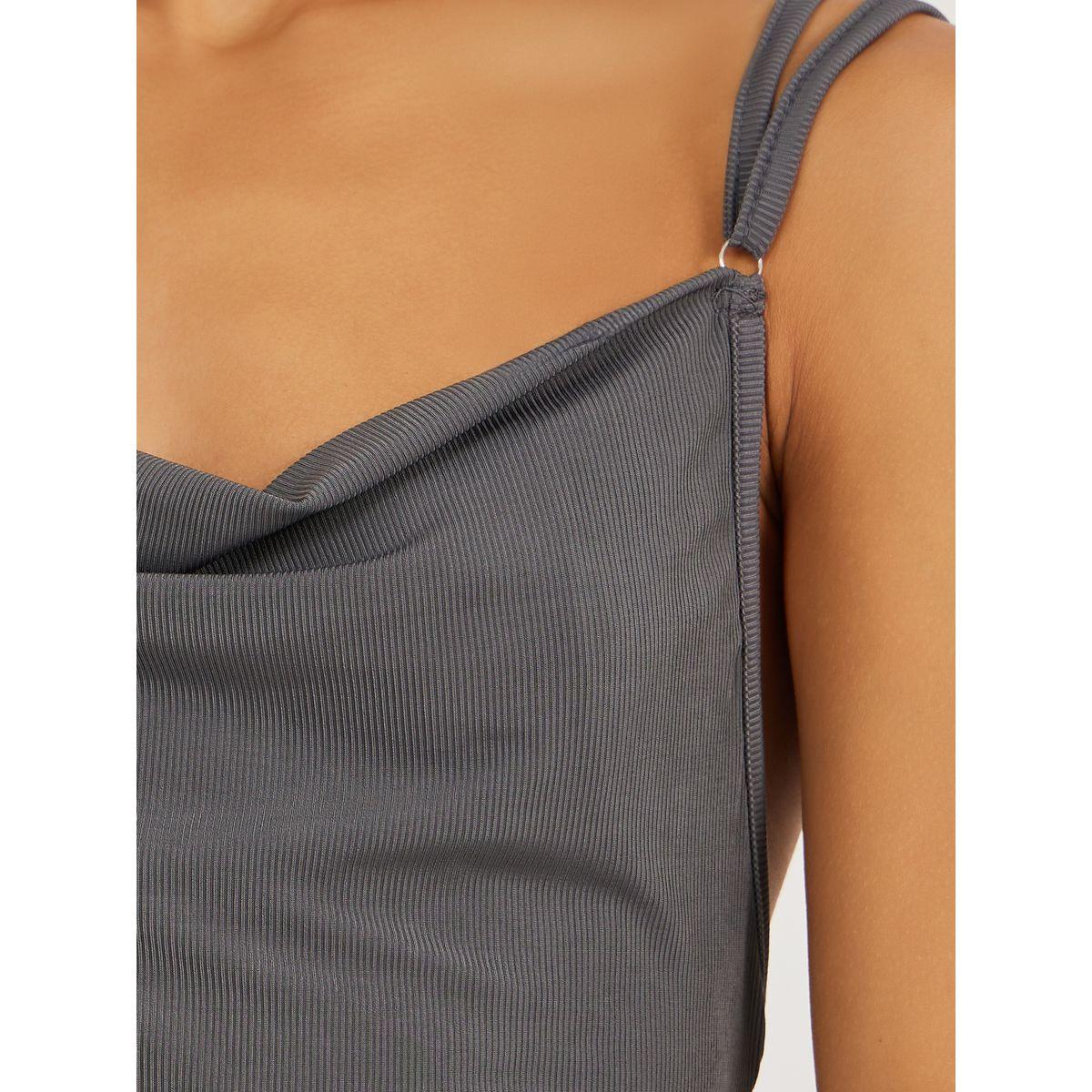 قميص نوم مضلع بأربطة ظهر بنمط فراشة-women-clothing-nightwear-nighties-image-4