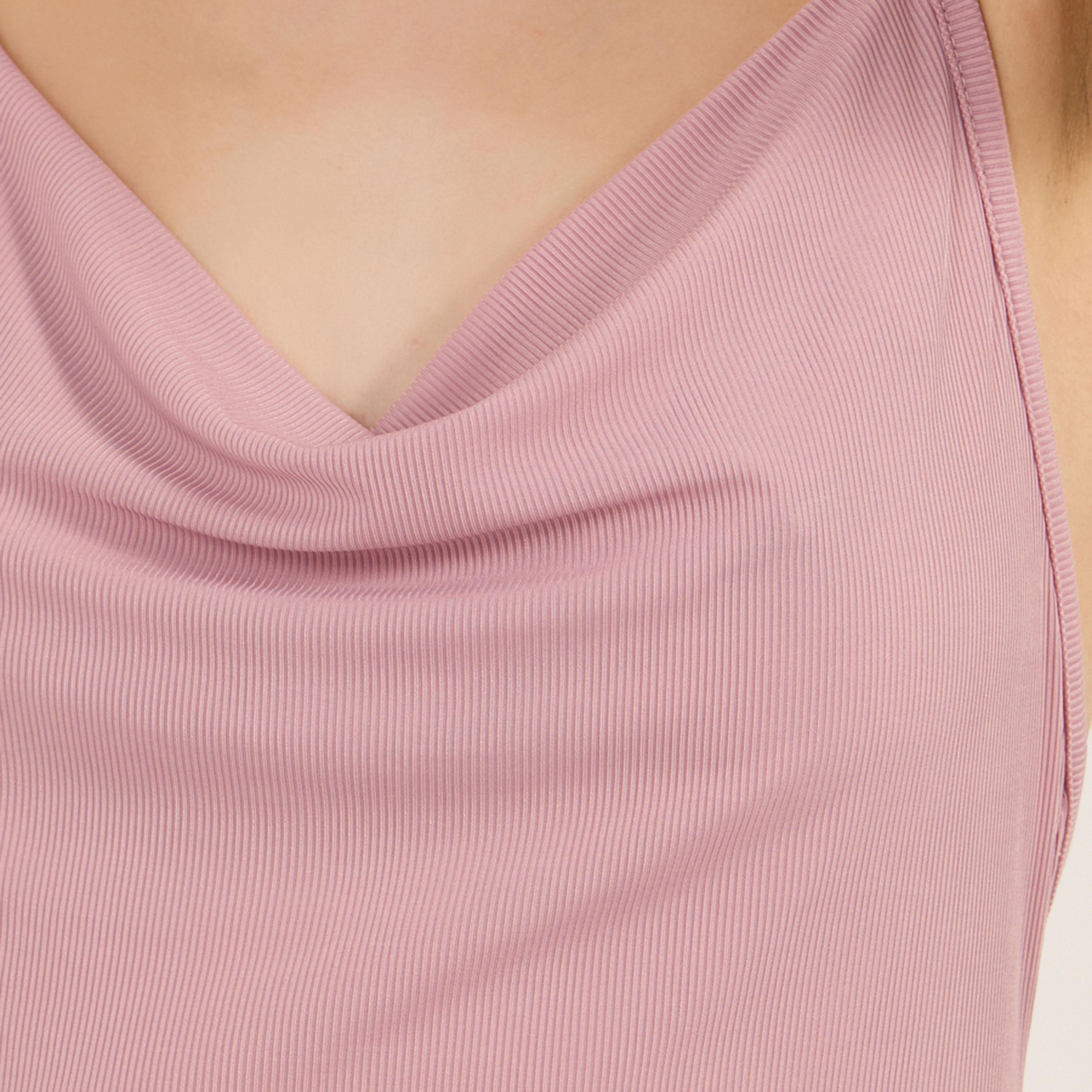 Styli Unwind Lace Butterfly Back Detail Ribbed Slip Dress-women-clothing-nightwear-nighties-image-3