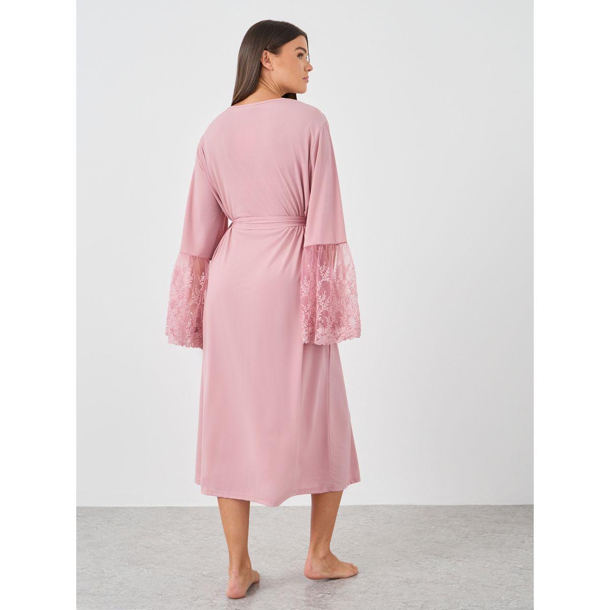 Styli Lace Insert Long Sleeve Robe-women-clothing-nightwear-robes-image-4