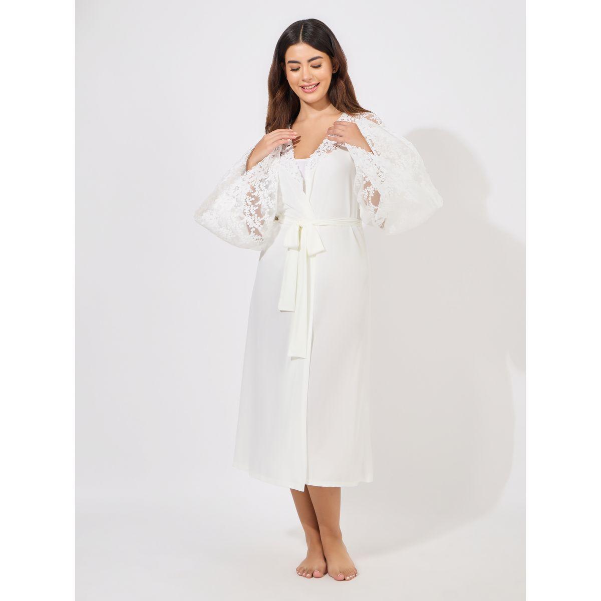 Styli Unwind Lace Insert Long Sleeves Robe-women-clothing-nightwear-robes-image-1