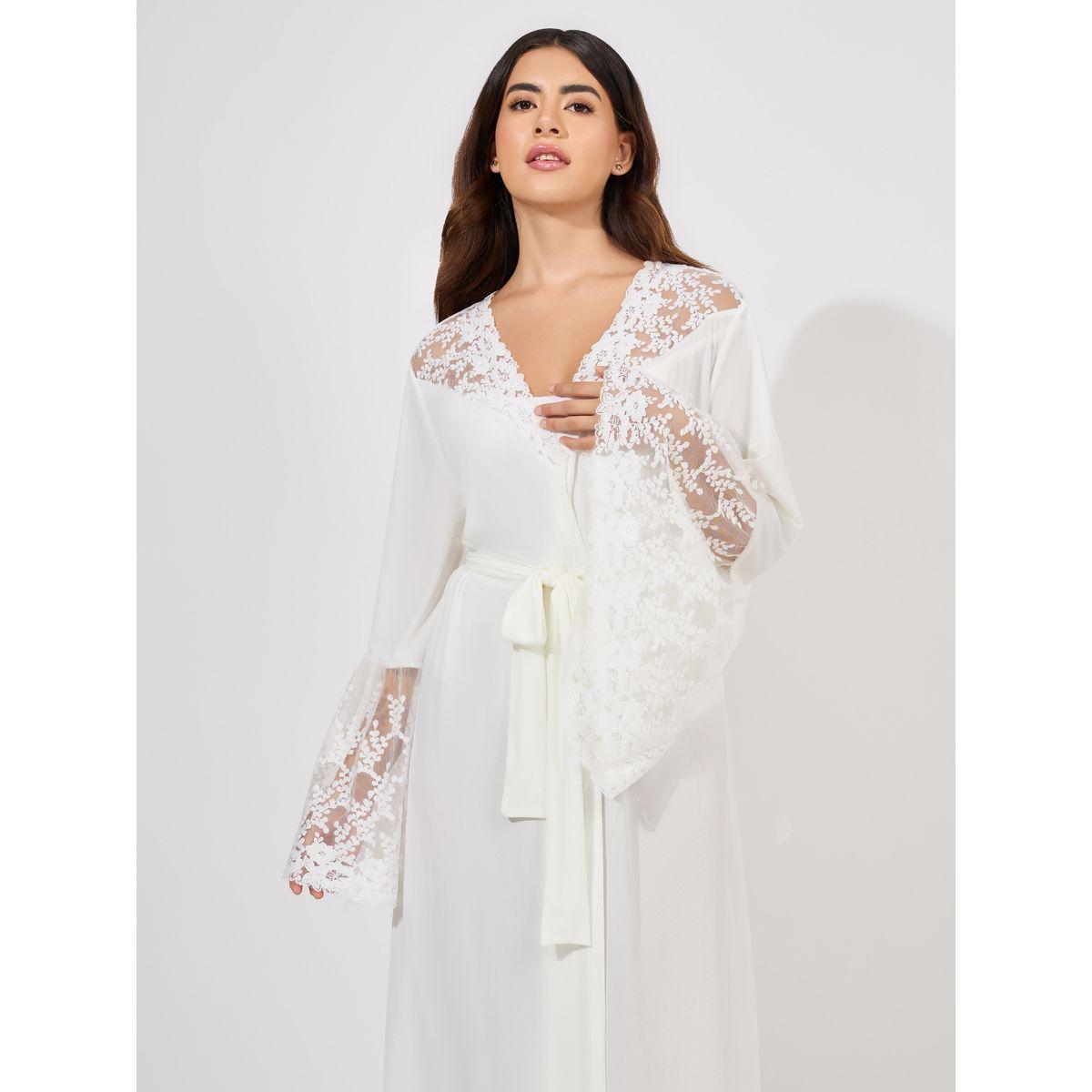 Styli Unwind Lace Insert Long Sleeves Robe-women-clothing-nightwear-robes-image-2