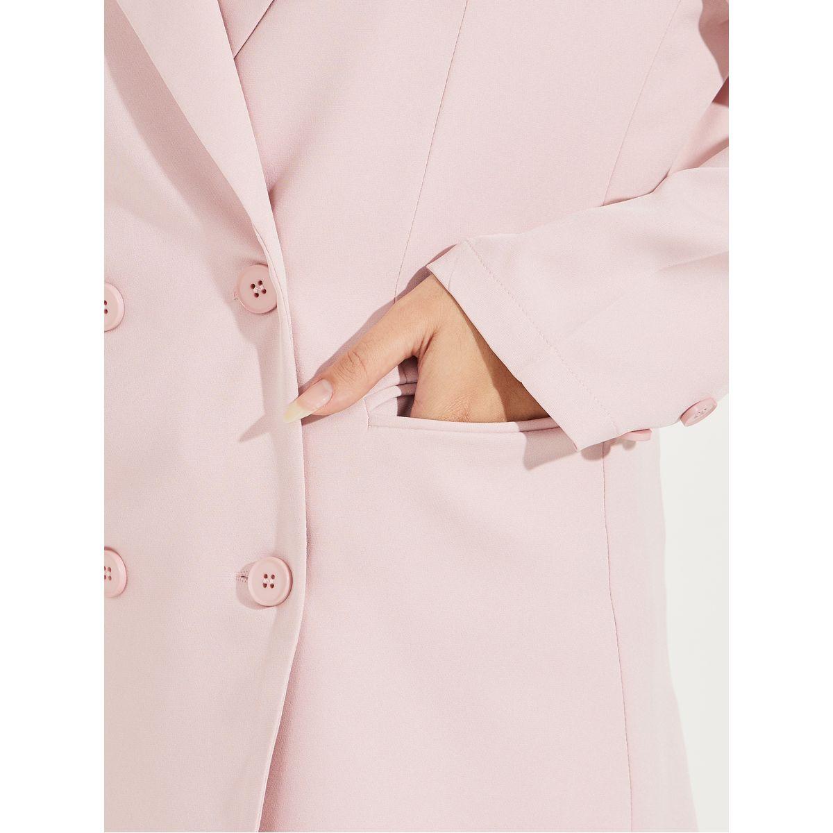 Styli Regular Fit Longline Double Breasted Blazer-women-clothing-coatsandjackets-blazers-image-4