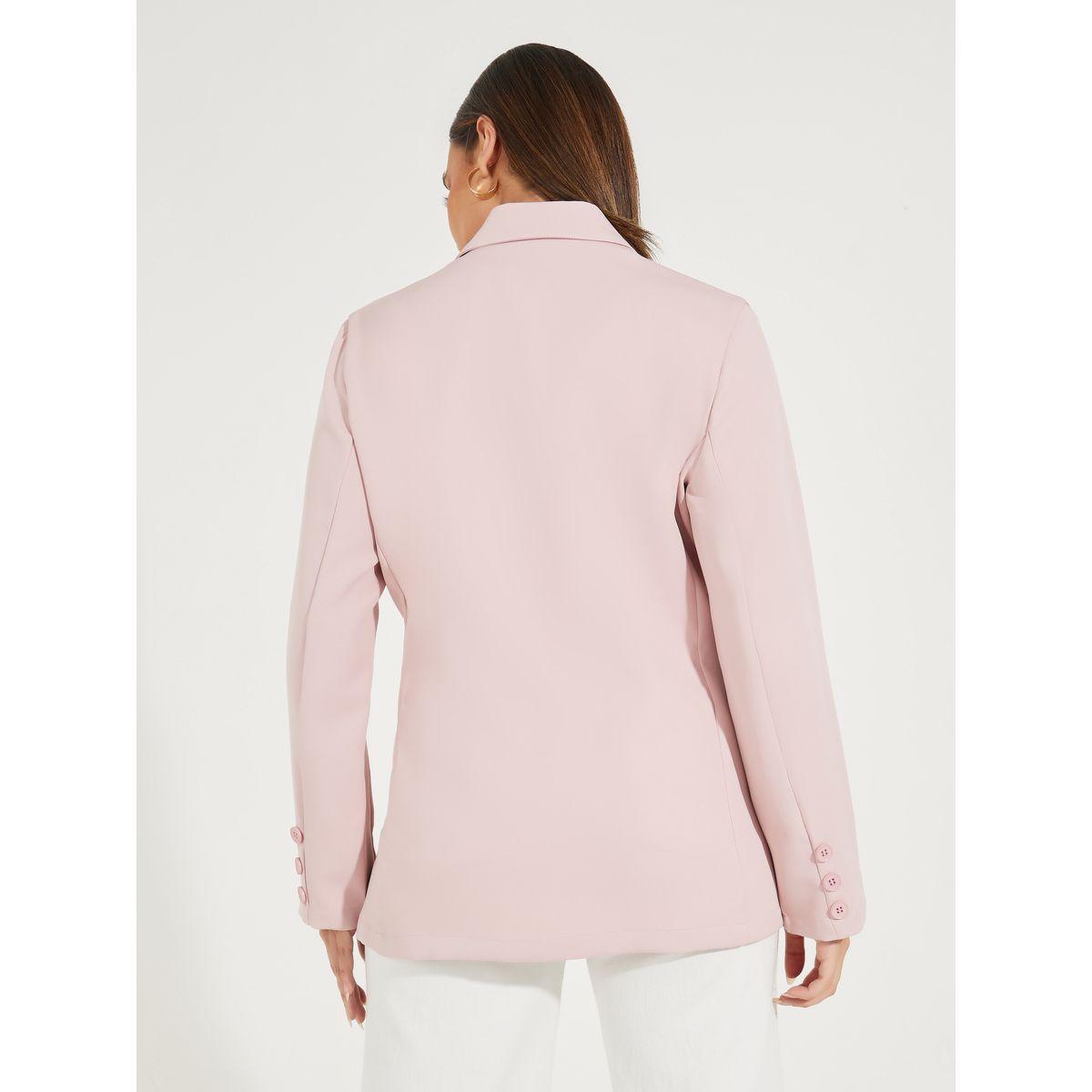 Styli Regular Fit Longline Double Breasted Blazer-women-clothing-coatsandjackets-blazers-image-5
