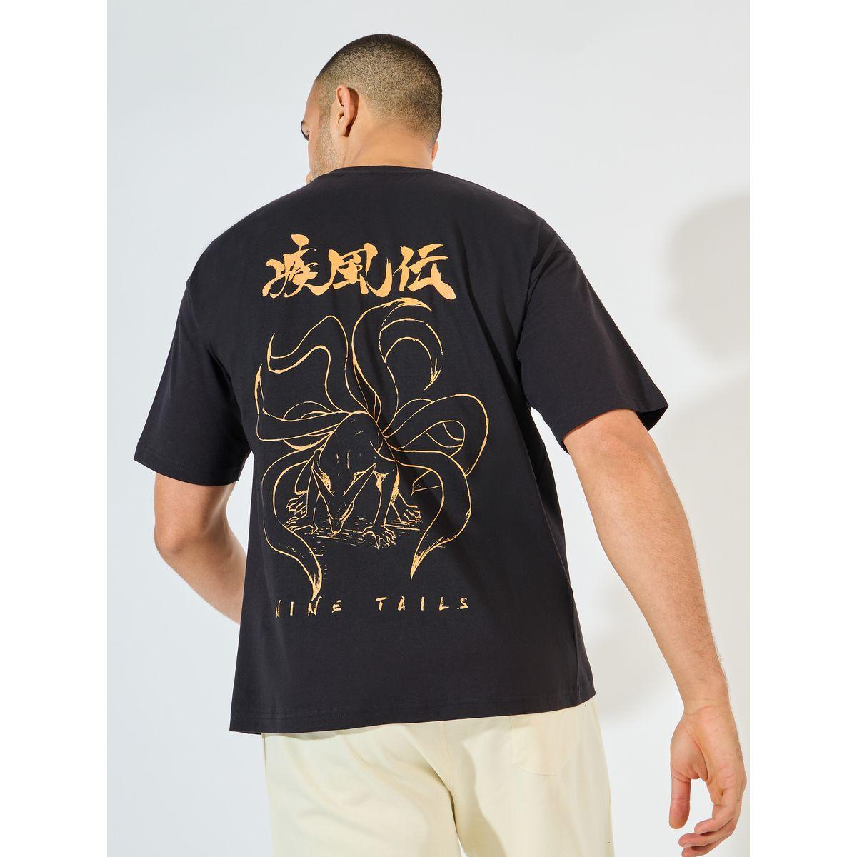 Styli Anime Naruto Shippuden Graphic Character Oversized T-Shirt-men-clothing-tshirtsandpolos-tshirts-image-1
