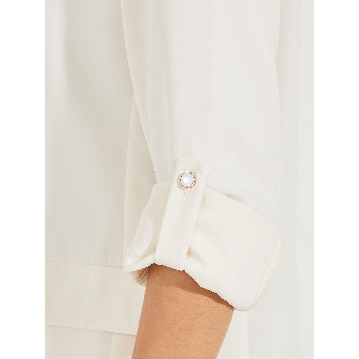 بليزر طوبل بقصة عادية مع اكمام ملفوفة-women-clothing-coatsandjackets-blazers-image-4