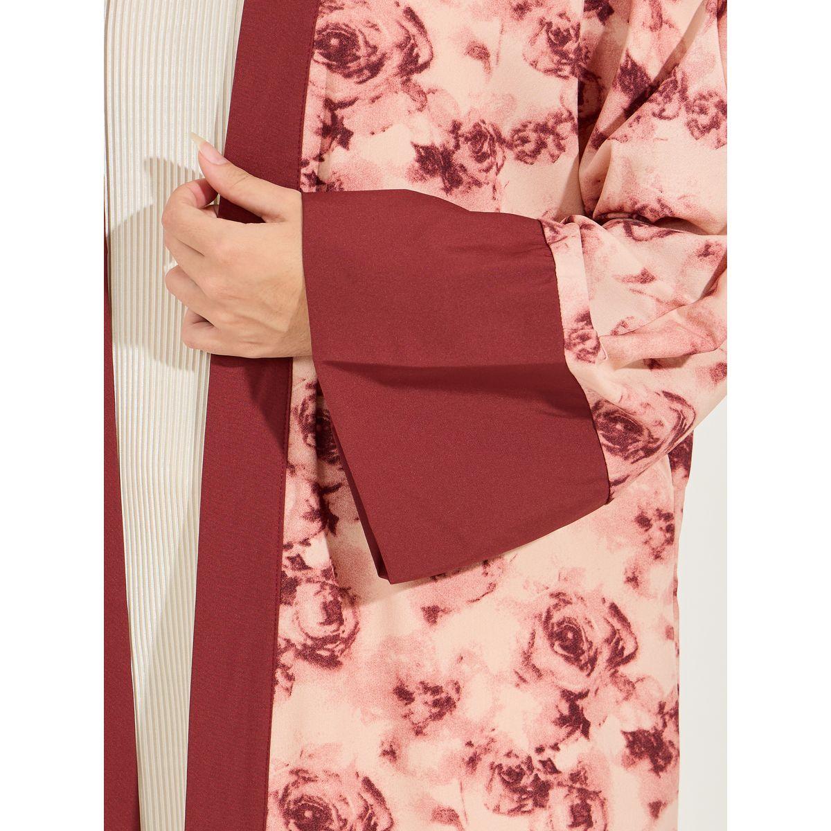 كيمونو طويل مطبع بزهور مع قصة عادية-women-clothing-shirtsandblouses-shirts-image-3