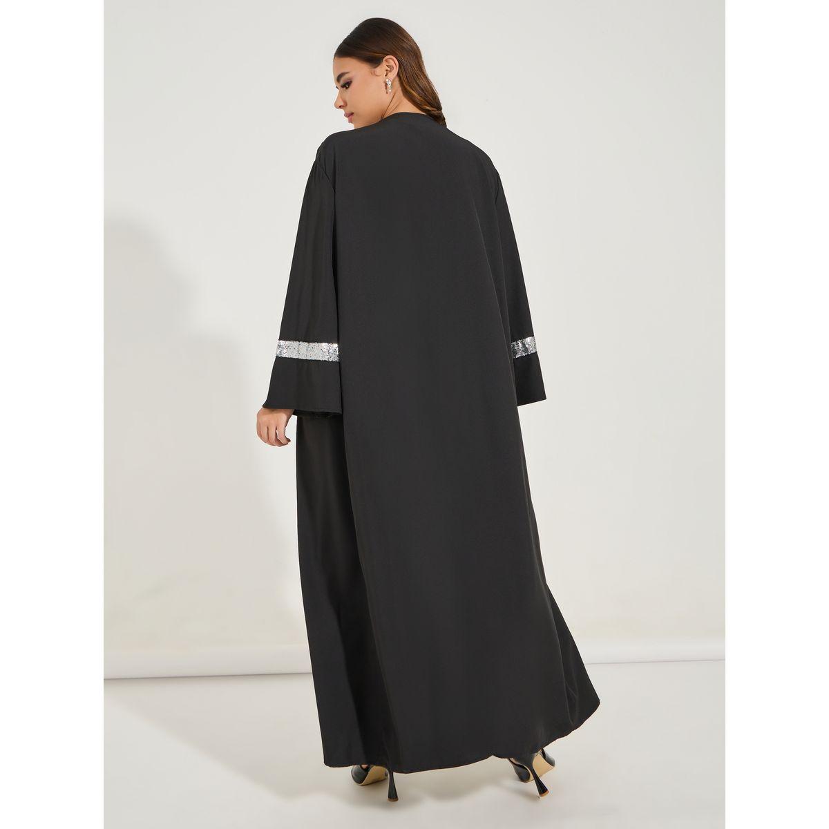 Styli Regular Fit Maxi Kimono with Embellished Taping-women-clothing-shirtsandblouses-shirts-image-4