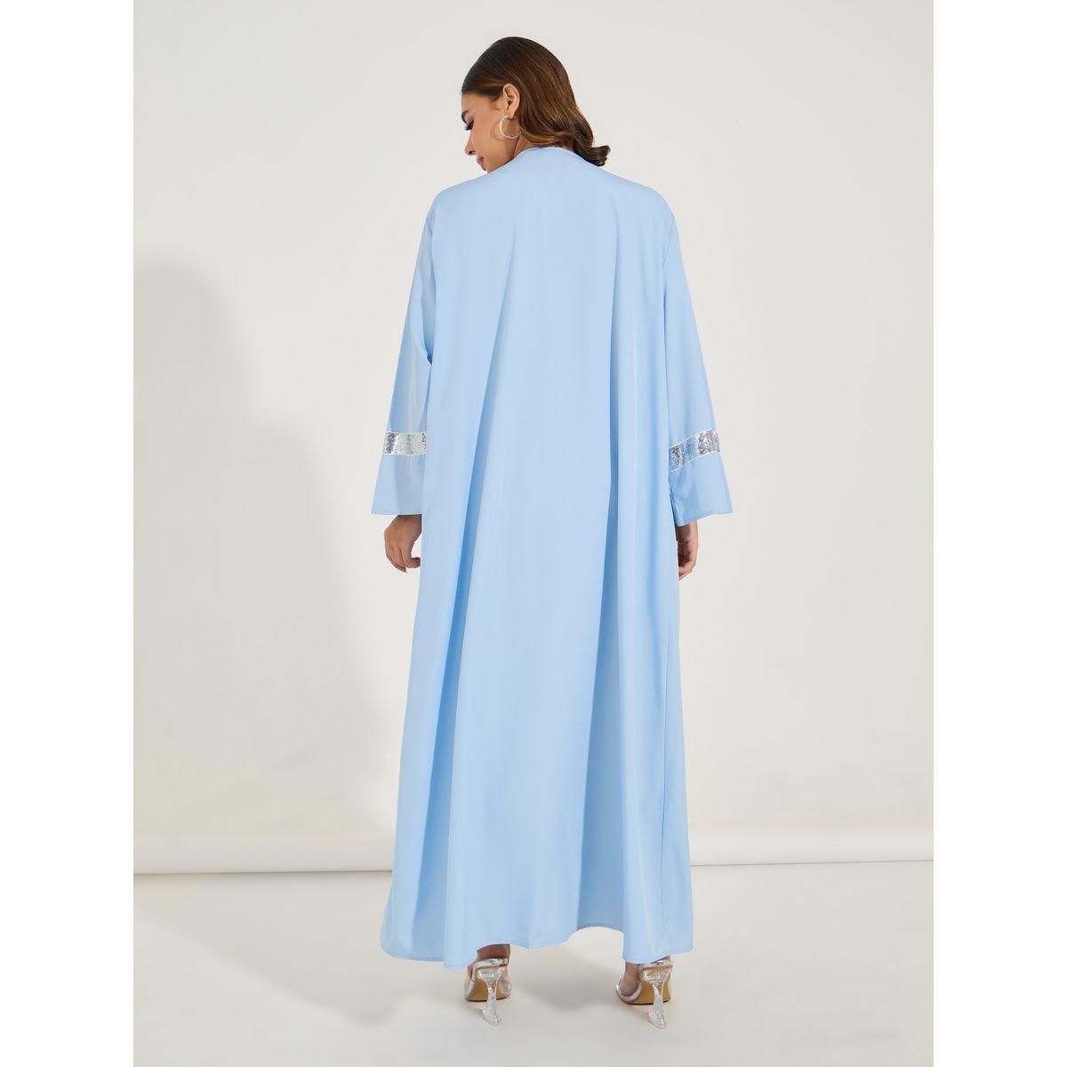 Styli Regular Fit Maxi Kimono with Embellished Taping-women-clothing-shirtsandblouses-shirts-image-4
