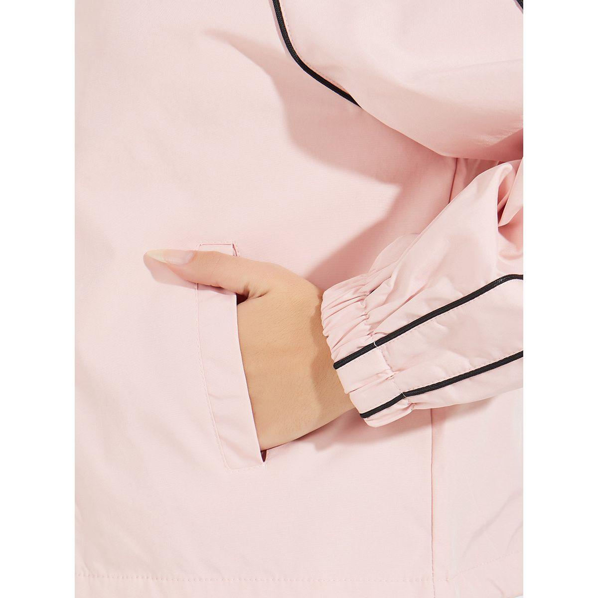 Styli Oversized Regular Length Bomber Jacket with Contrast Piping-women-winterwear-coatsandjackets-jackets-image-4