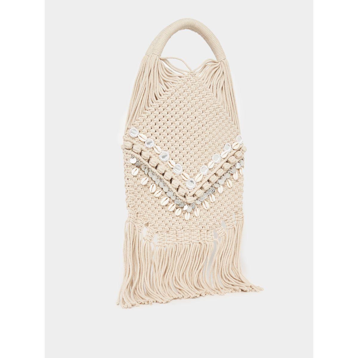 شنطة يد كروشيه مزينة بشراشيب-women-bagsandwallets-handbags-image-1