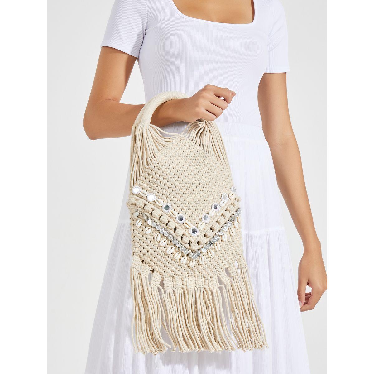 شنطة يد كروشيه مزينة بشراشيب-women-bagsandwallets-handbags-image-2