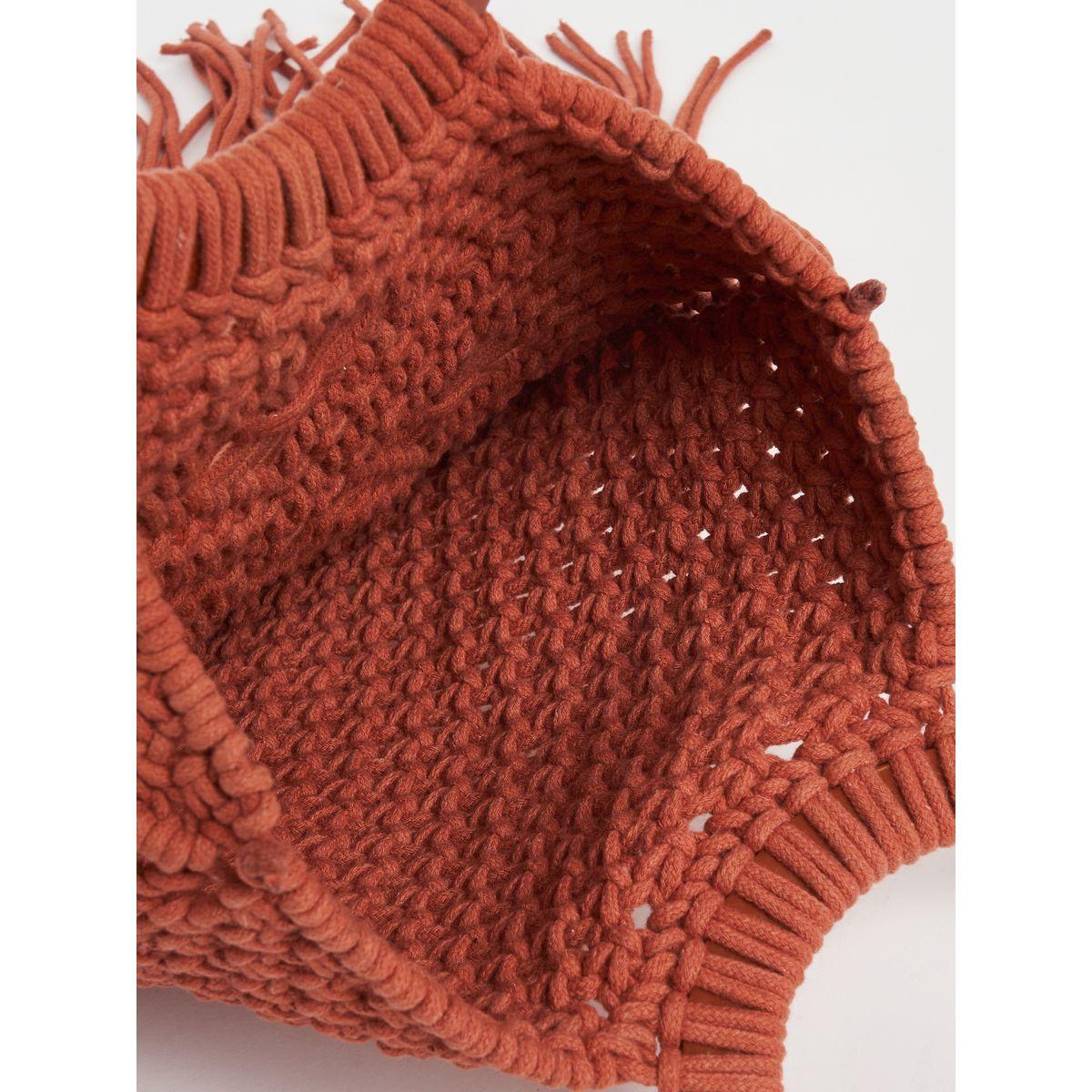Styli Crochet Diamond Pattern O Ring Handbag-women-bagsandwallets-handbags-image-6