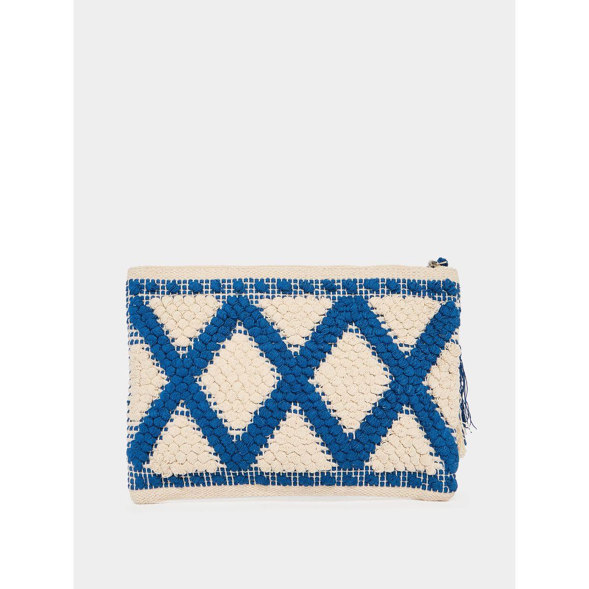 Styli Diamond Pattern Clutch with Tassel-women-bagsandwallets-handbags-image-4
