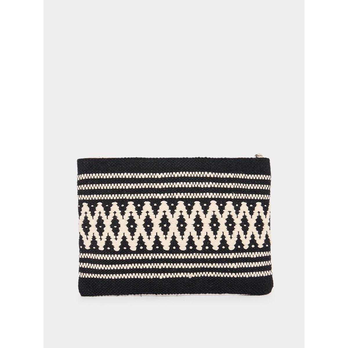 Styli Diamond Pattern Clutch with Tassel-women-bagsandwallets-handbags-image-4