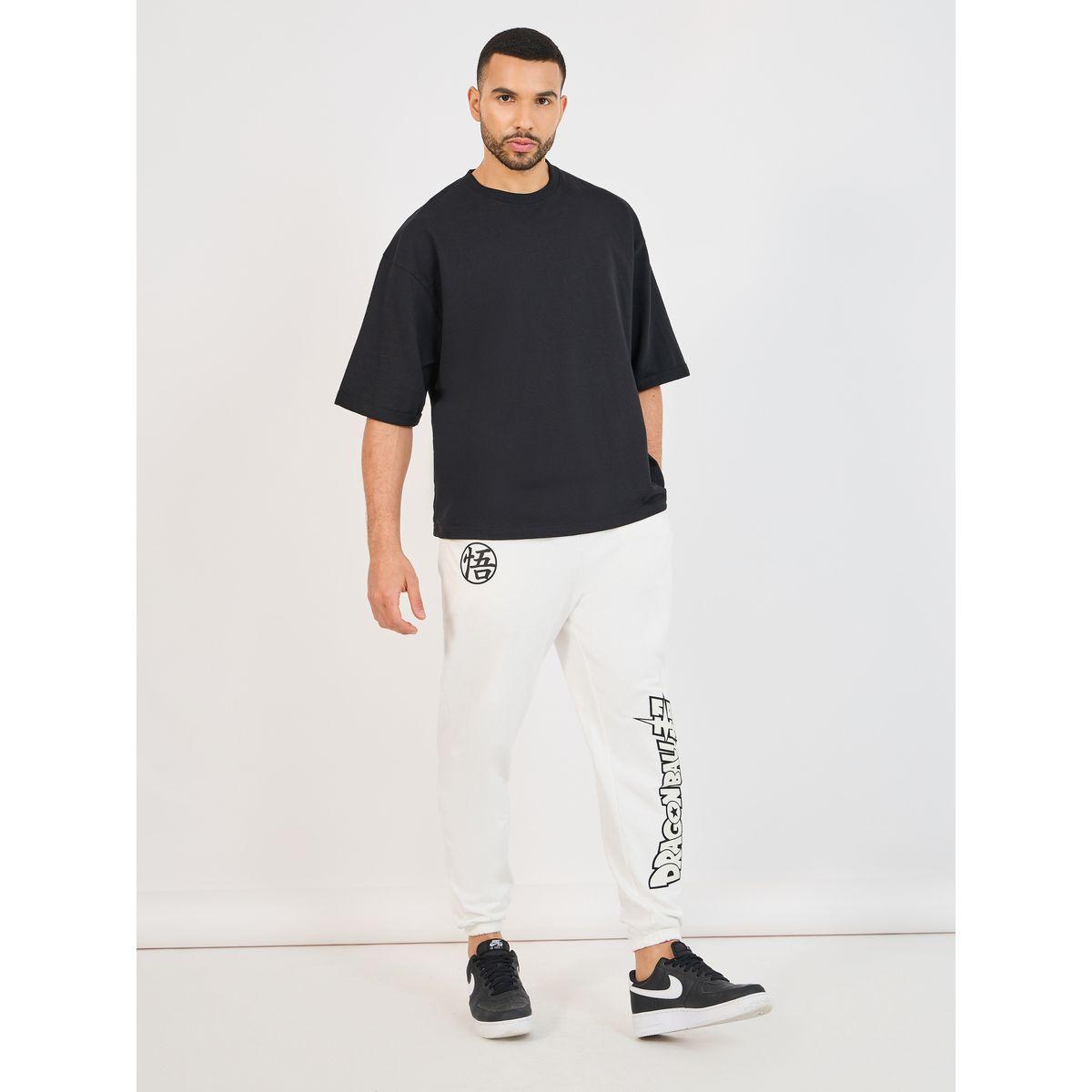 Styli Dragon Ball Super Graphic Character Oversized Joggers-men-clothing-bottoms-joggers-image-2