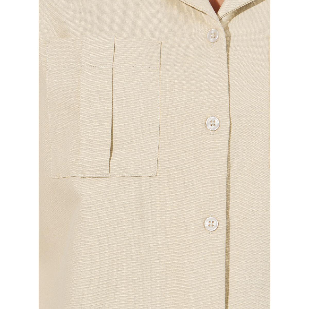 Styli Button Down Collar Neck Loose Fit Shirt-women-clothing-shirtsandblouses-shirts-image-3