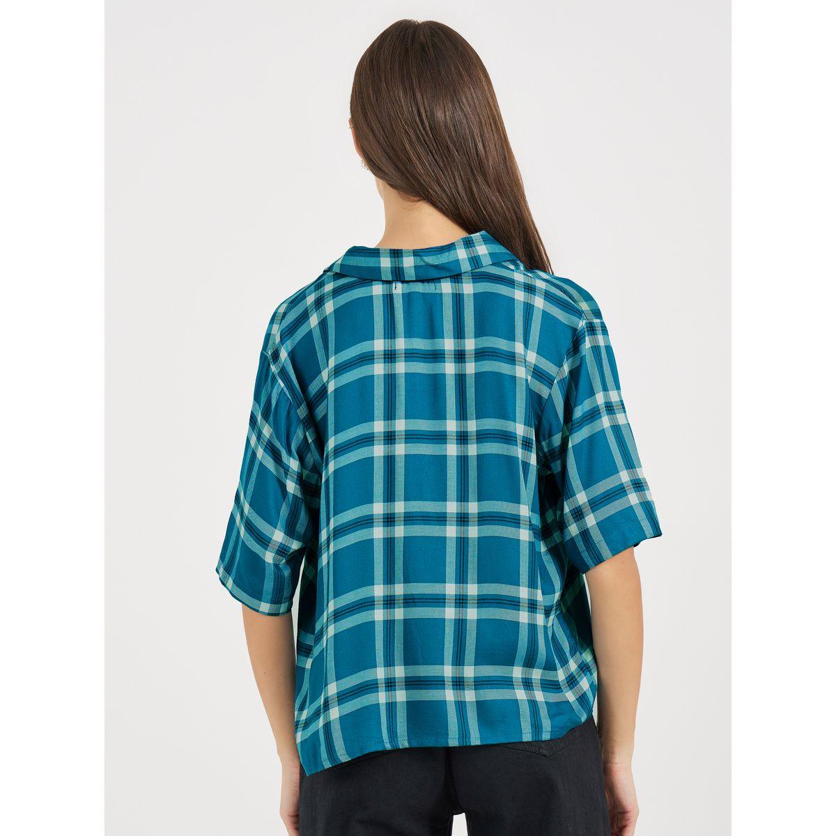 بلوزة بقصة واسعة وأكمام قصيرة-women-clothing-shirtsandblouses-shirts-image-5