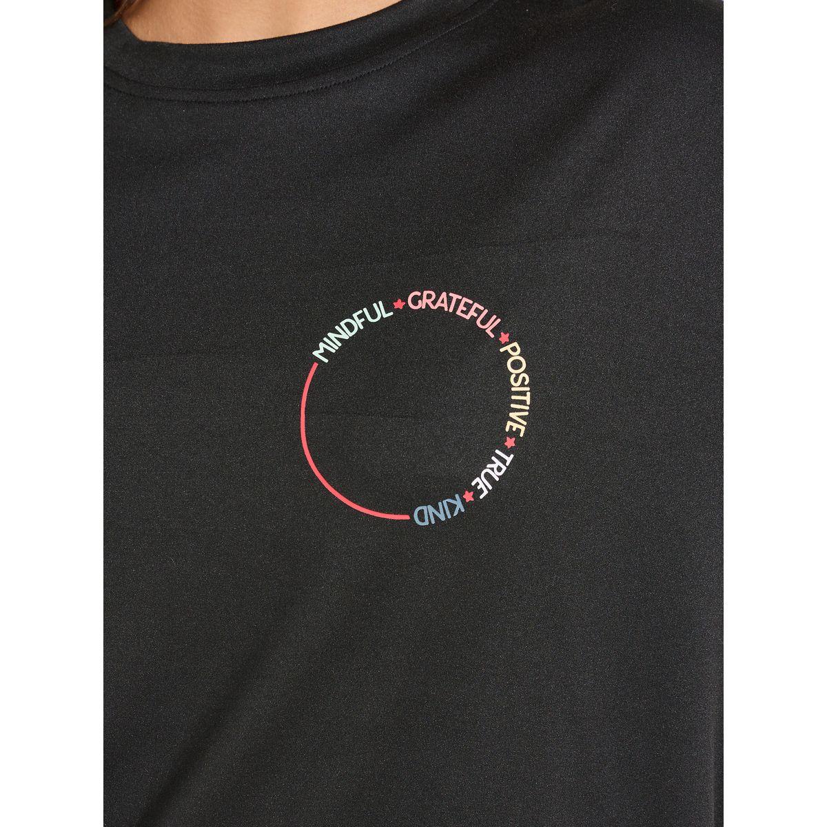 Styli Unwind Circle Slogan T-Shirt & Short Set-women-clothing-nightwear-pyjamas-shortsets-image-3