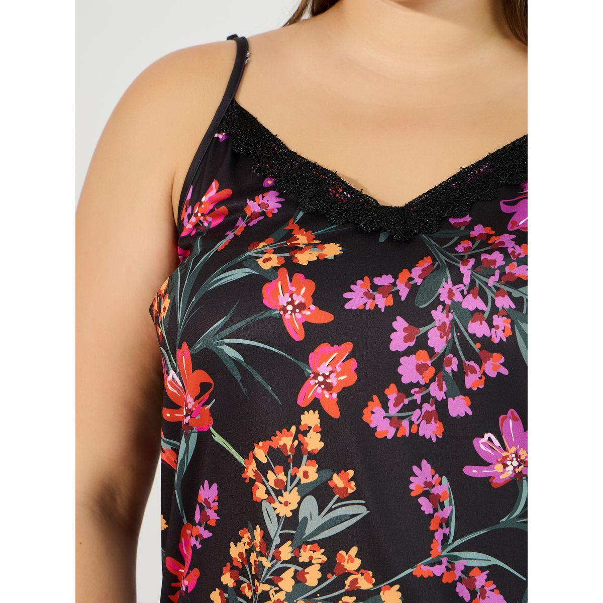 طقم من بنطال بيجاما بمقاس كبير مع بلوزة كامي-women-clothing-nightwear-pyjamas-longsets-image-3