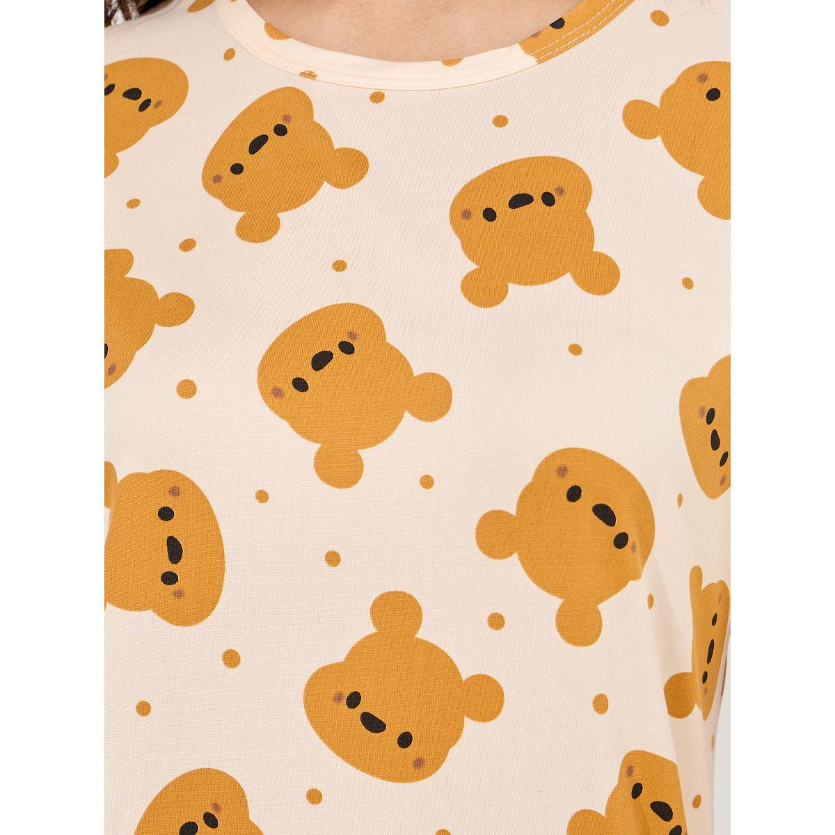 Styli Unwind AOP Bear Drop Shoulder Sleep T-Shirt Dress-women-clothing-nightwear-nighties-image-3