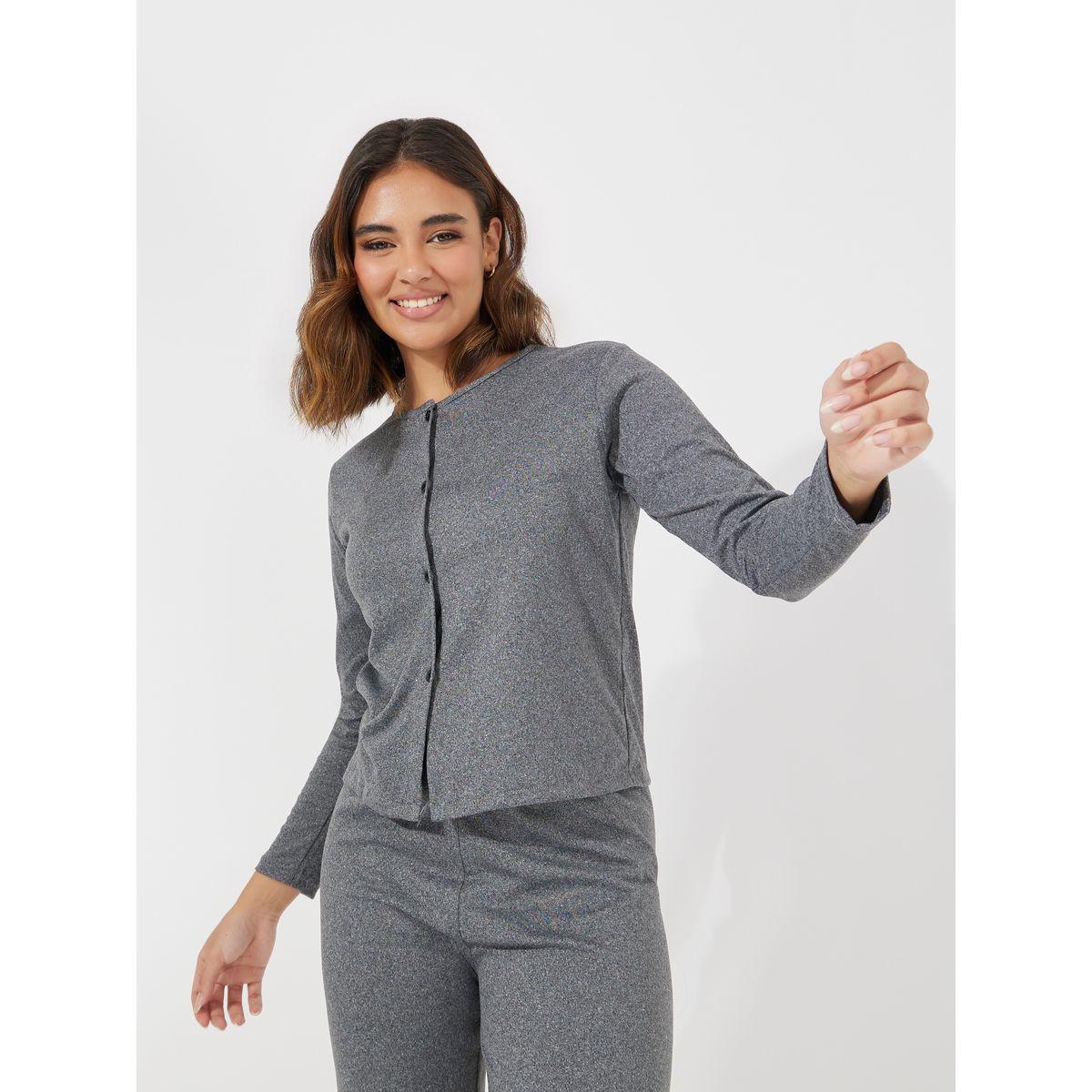 Styli Unwind Pack of 3 - Strappy Cami, Trouser & Button Front Cardigan-women-clothing-coordsets-image-6