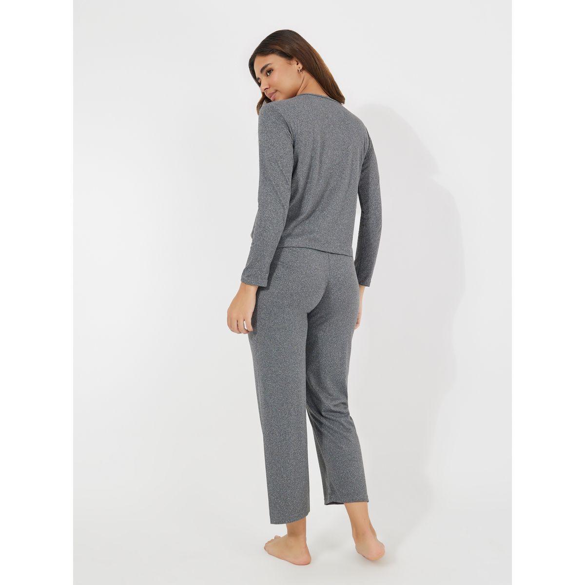 Styli Unwind Pack of 3 - Strappy Cami, Trouser & Button Front Cardigan-women-clothing-coordsets-image-8