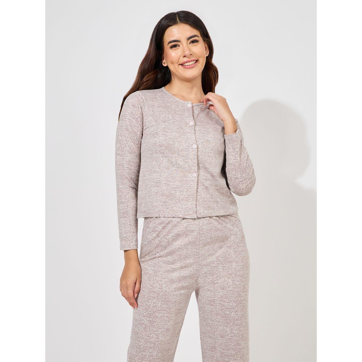 مجموعة من 3 - كارديجان، بنطال مع بلوزة كامي-women-clothing-coordsets-image-4