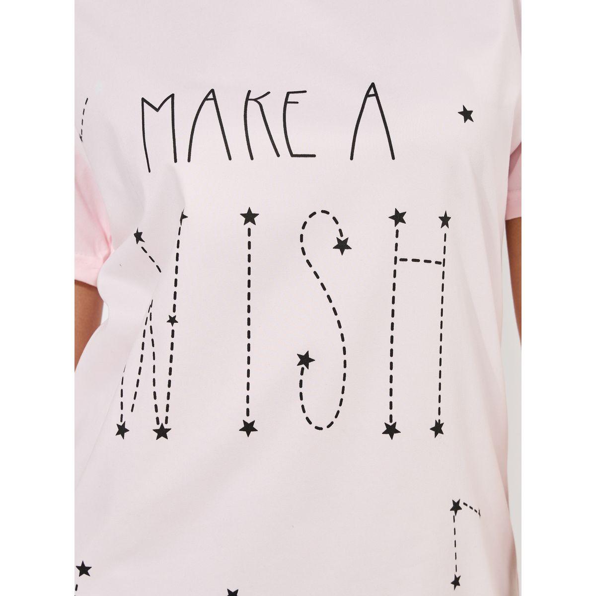 قميص نوم مطبع بنجوم مع كتابة-women-clothing-nightwear-nighties-image-3