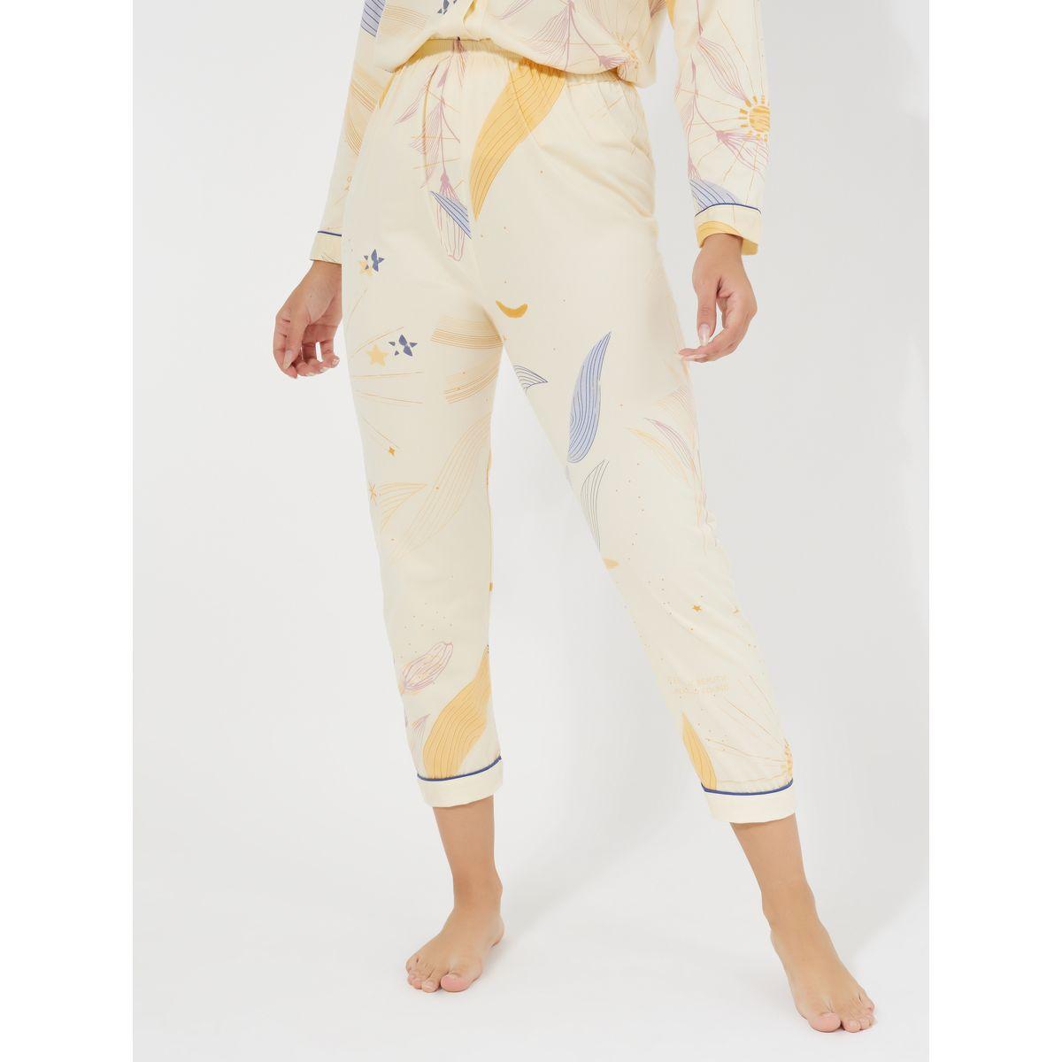 Styli Unwind AOP Floral Collarless Long Sleeve Shirt & Pyjama Set-women-clothing-nightwear-pyjamas-longsets-image-6