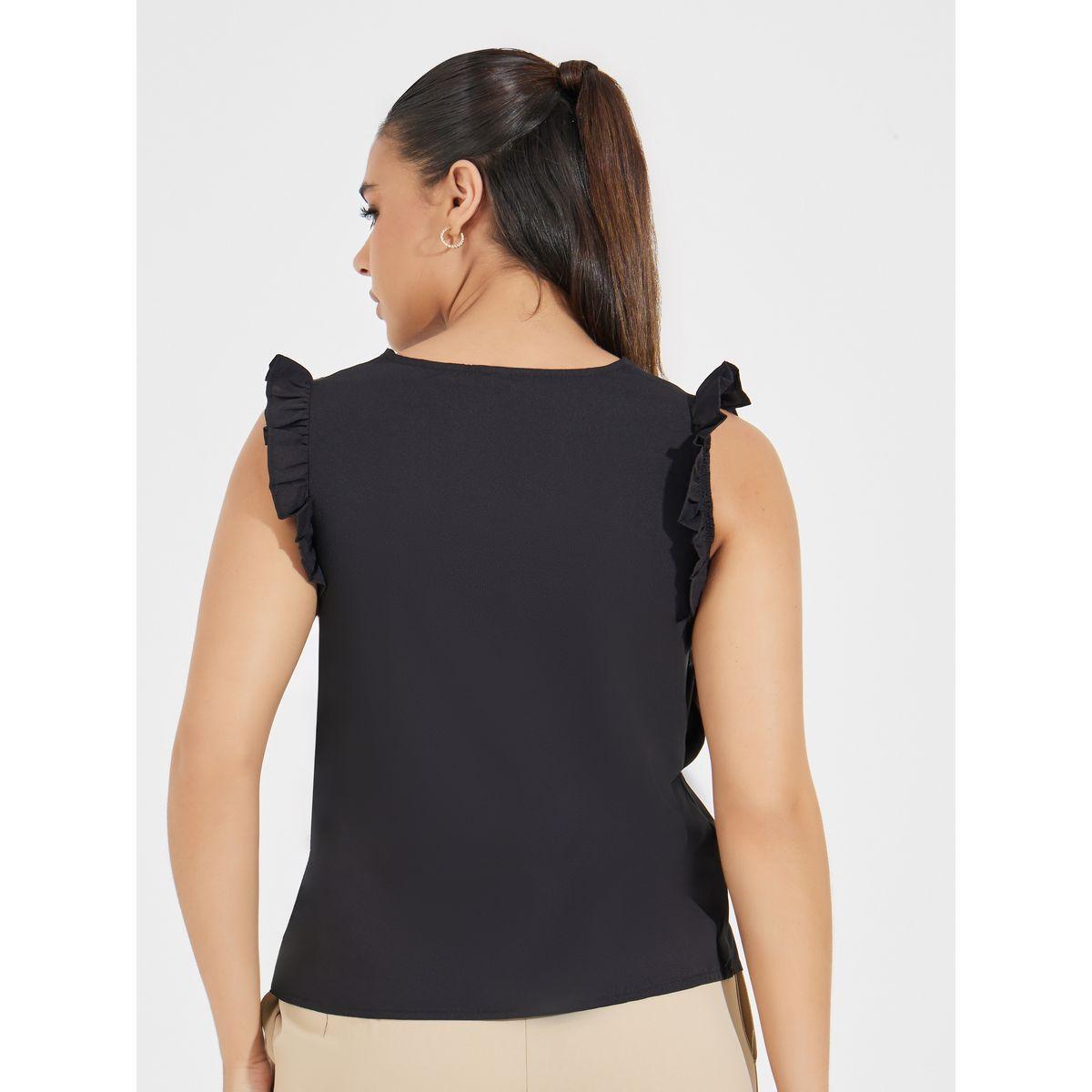 بلوزة بلا اكمام مع تفاصيل كشكش-women-clothing-shirtsandblouses-blouses-image-5