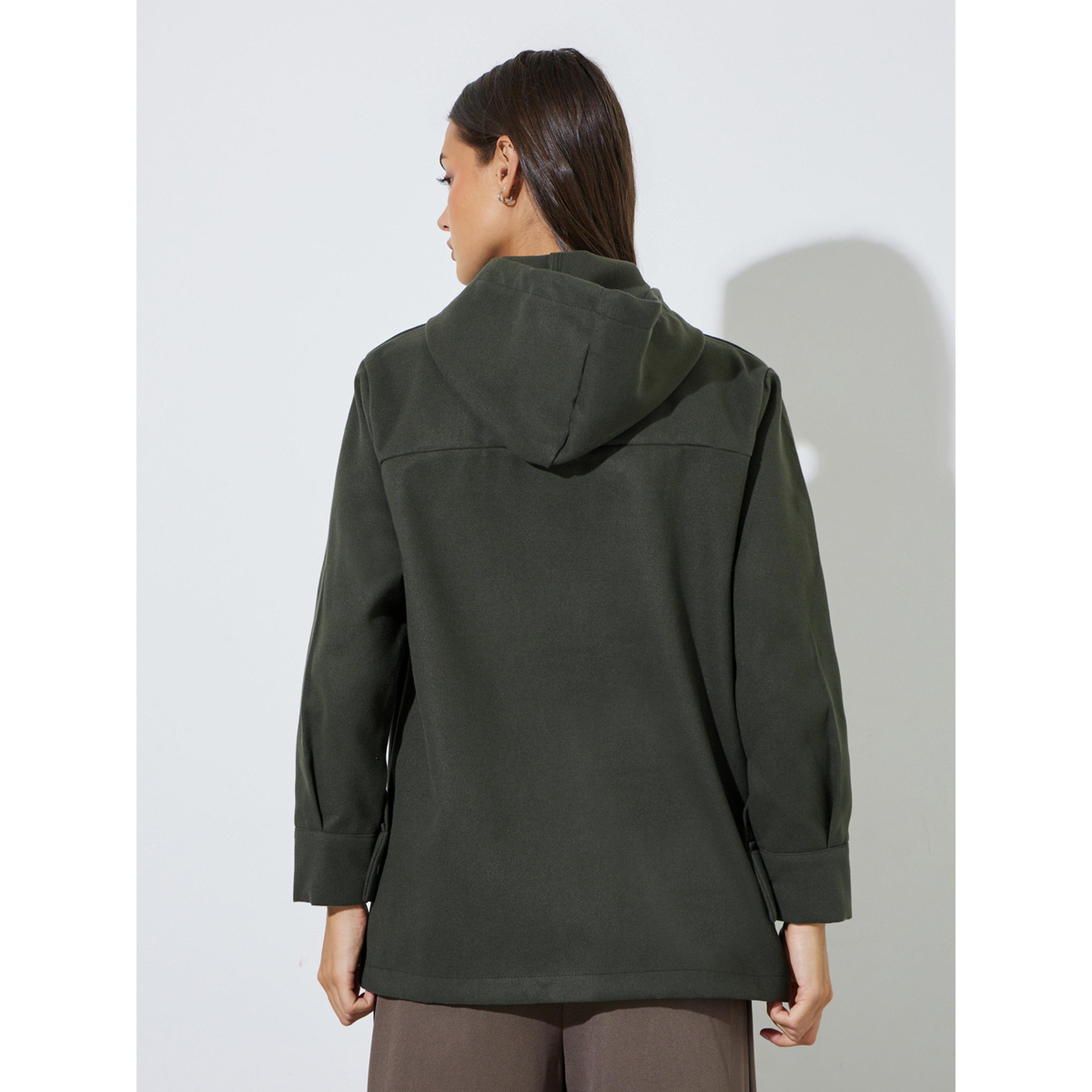 Styli Charcoal Longline Hooded Shacket-women-winterwear-coatsandjackets-jackets-image-4