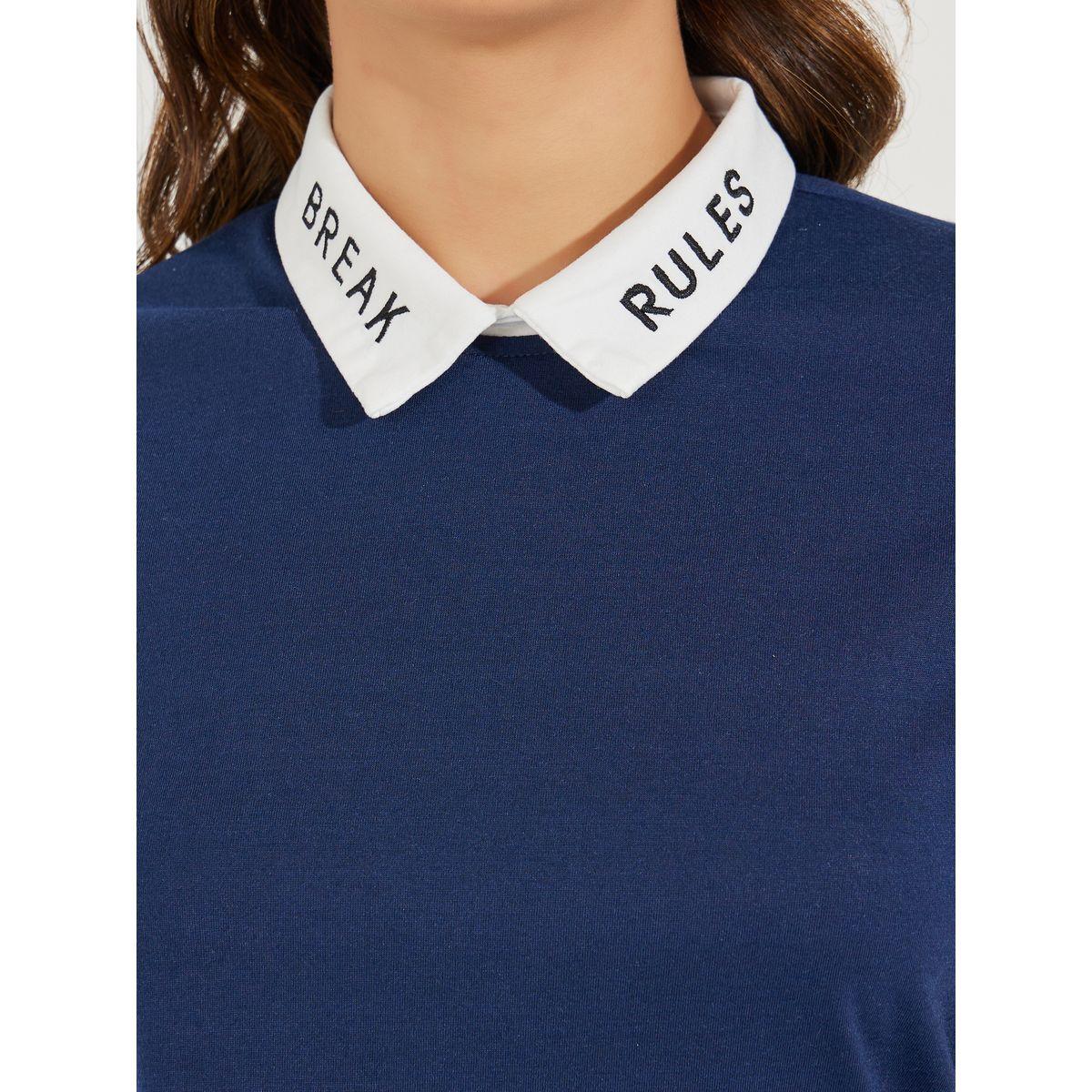 بلوزة جيرسيه مع ياقة بتفاصيل مُطرّزة بكتابة-women-clothing-shirtsandblouses-blouses-image-5