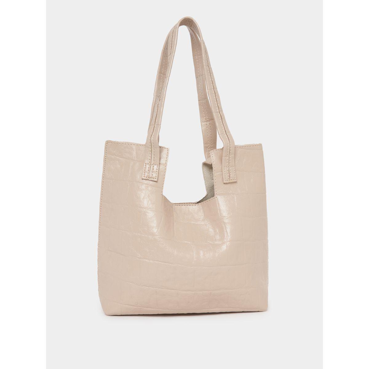 Styli Textured Shoulder Bag with Pouch-women-bagsandwallets-handbags-image-1