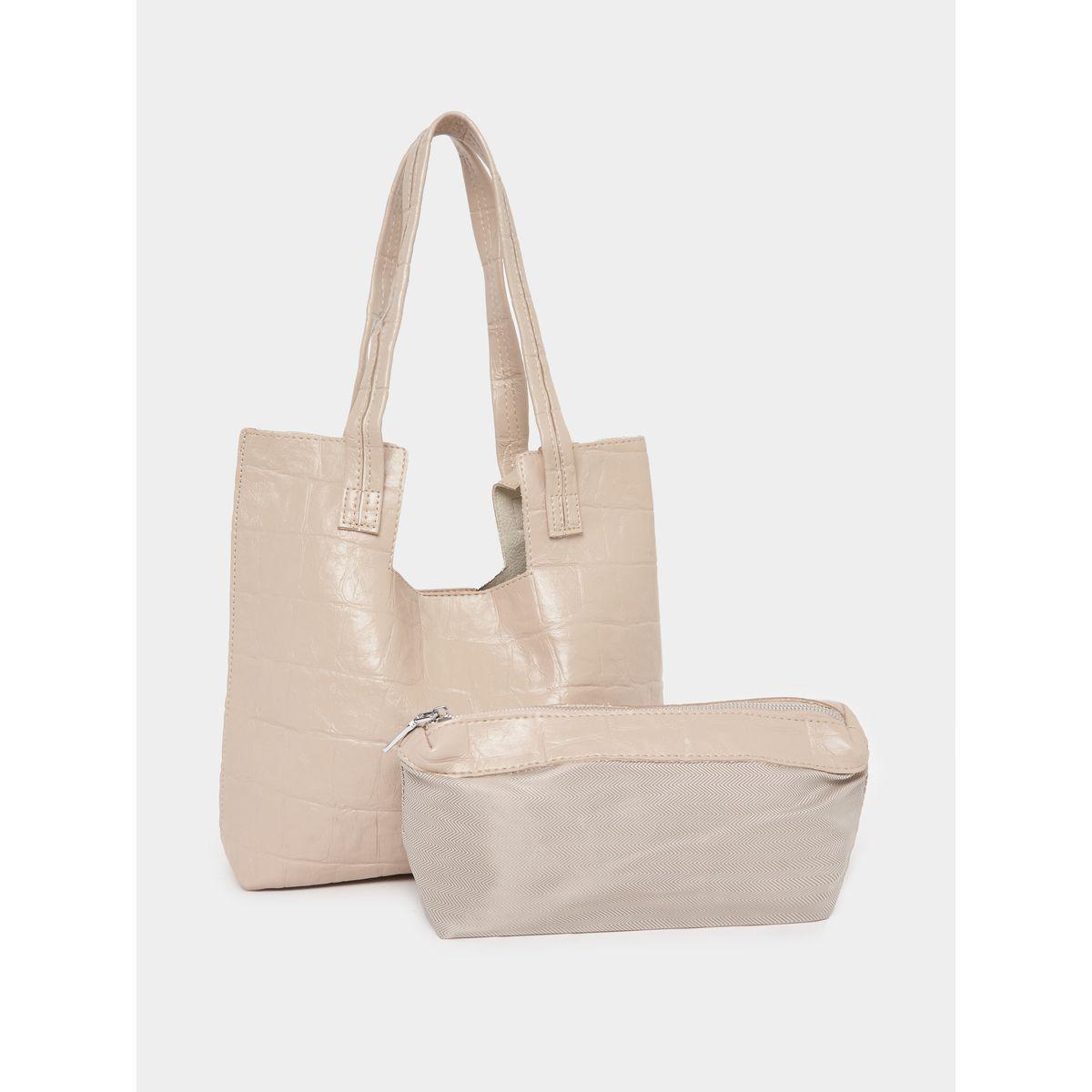 شنطة بتفاصيل بارزة الملمس مع محفظة-women-bagsandwallets-handbags-image-2