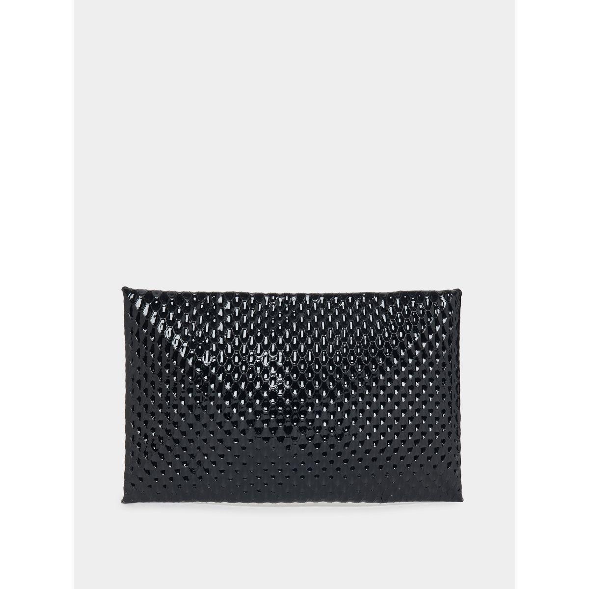 Styli Textured Envelope Design Clutch Bag-women-bagsandwallets-handbags-image-2