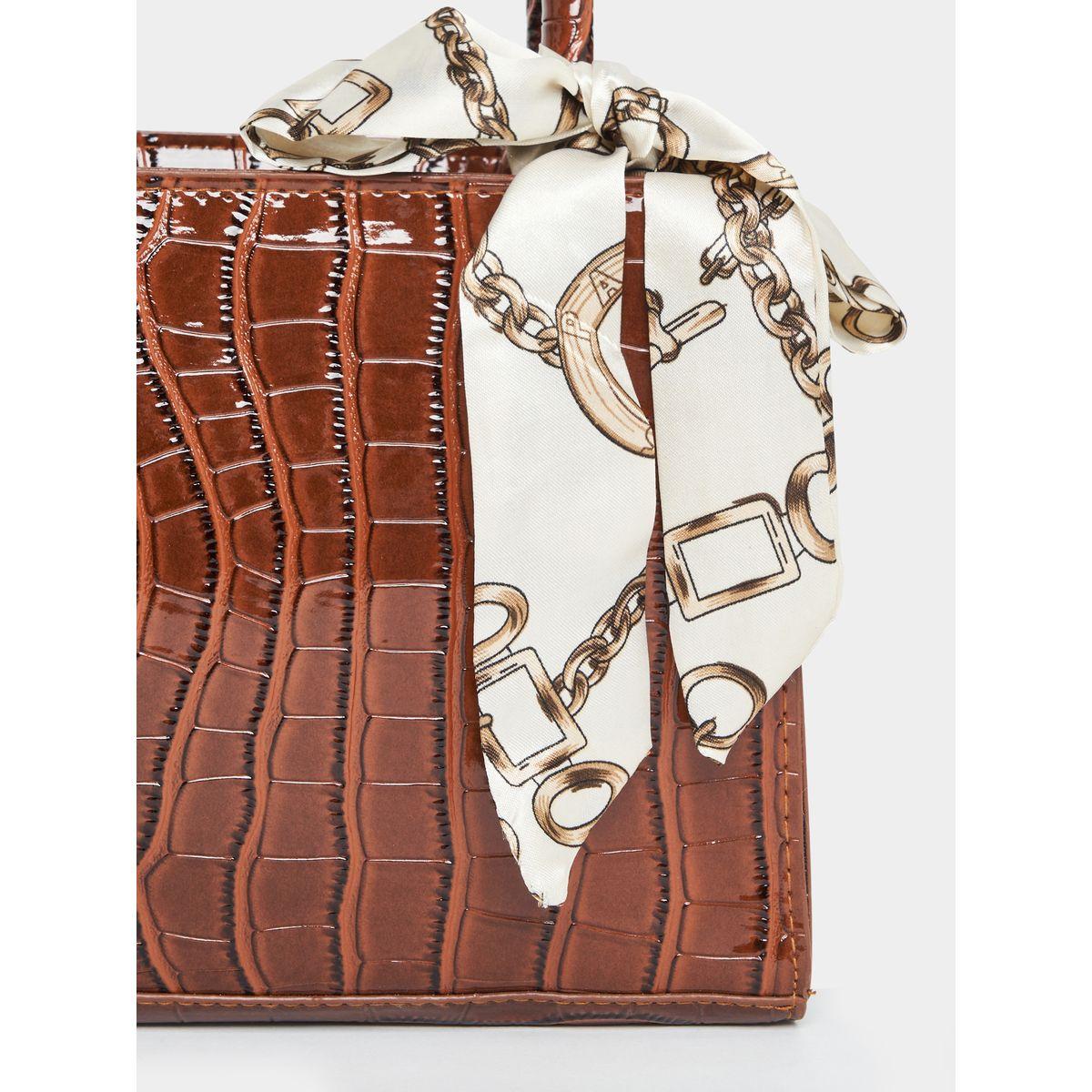 شنطة توتي بطبعة حيوان وربطة ريبون-women-bagsandwallets-handbags-image-3