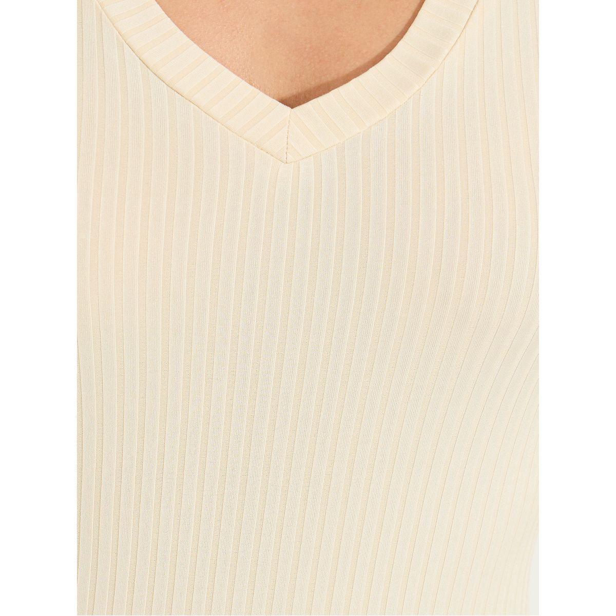 Styli Rib V Neck Bodysuit-women-clothing-tshirts-image-4
