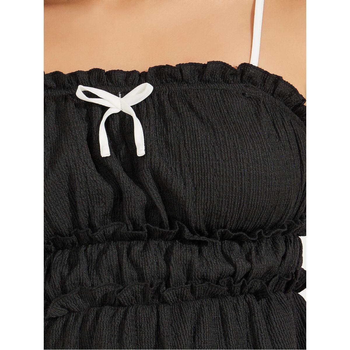 Styli Gathered Strappy Square Neck Top-women-clothing-shirtsandblouses-blouses-image-3