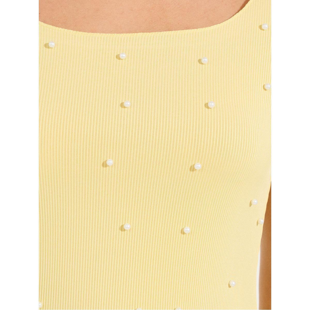 Styli Rib Knit Wide Neck Top with Pearl Embellished Detail-women-clothing-tshirts-image-3