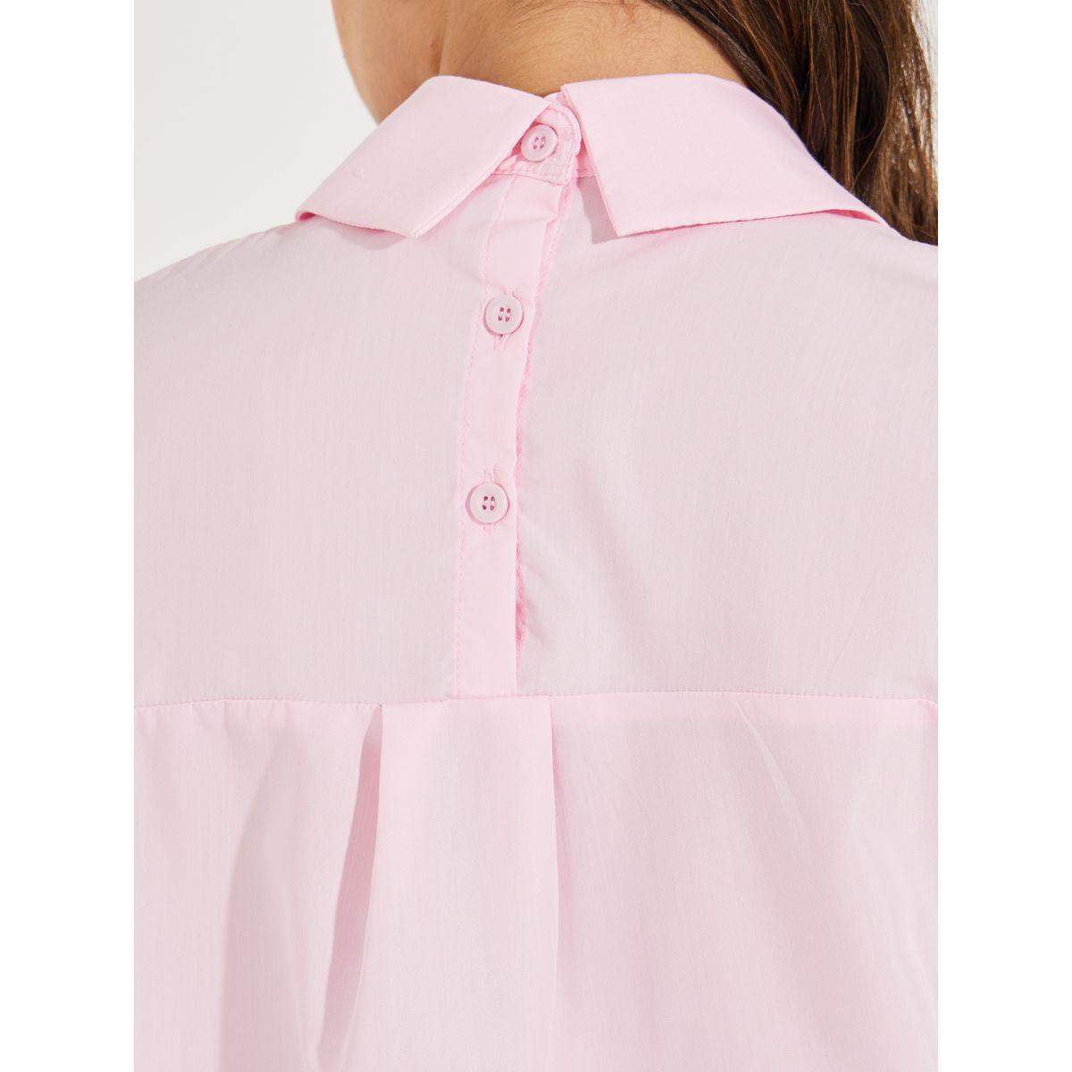 Styli Oversized Buttoned Shirt with Front & Back Collar-women-clothing-shirtsandblouses-shirts-image-5