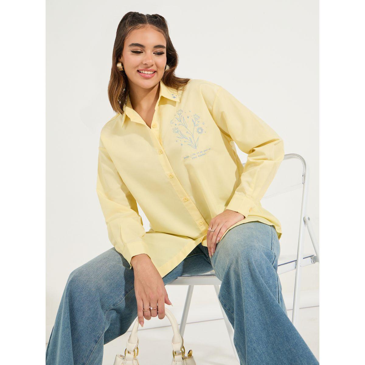 بلوزة فضفاضة بتفاصيل مُطرّزة وازرار-women-clothing-shirtsandblouses-shirts-image-5