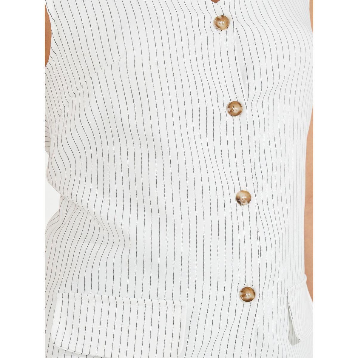 جيليه مخطط طويل مع جيوب وهمية وازرار-women-clothing-shirtsandblouses-blouses-image-3