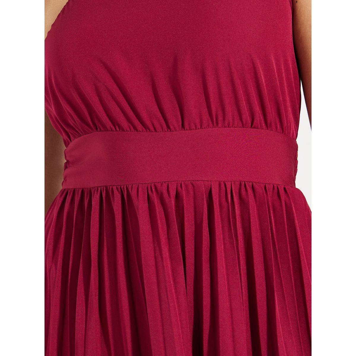 Styli One Shoulder Neck Pleated Midi Dress-women-clothing-dresses-image-3