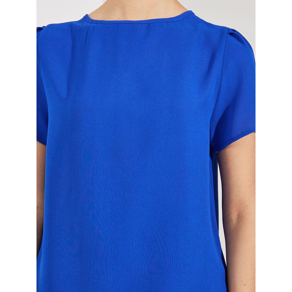 Styli Solid Puff Sleeves Regular Fit Blouse-women-clothing-shirtsandblouses-blouses-image-4