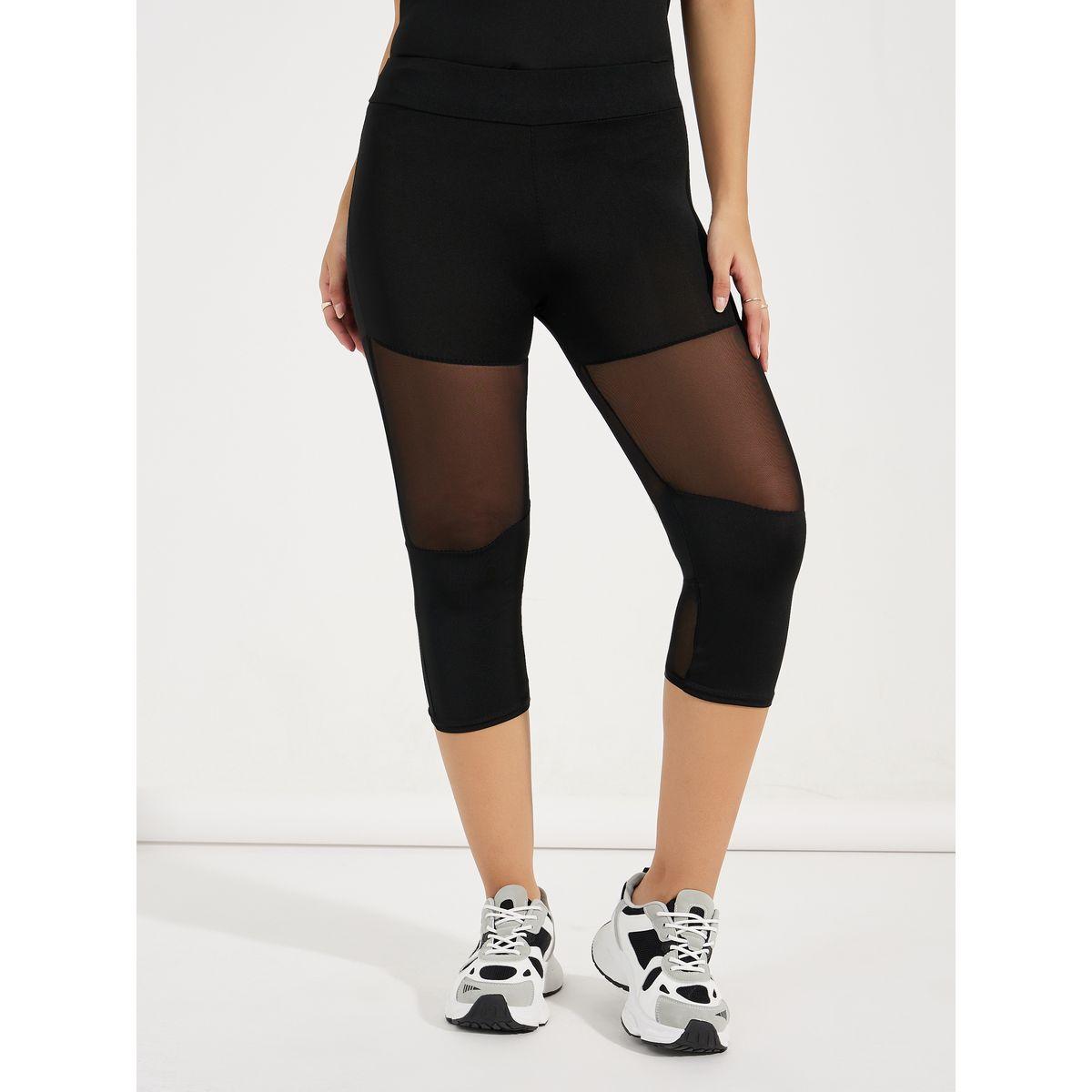 ليقنز بطول 3/4 وتفاصيل شبكية-women-clothing-bottoms-leggings-image-3