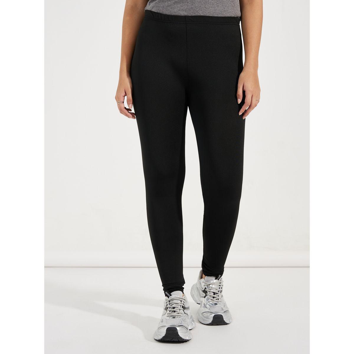 Take Two Solid Elastic Waistband Leggings-women-clothing-leggings-image-2
